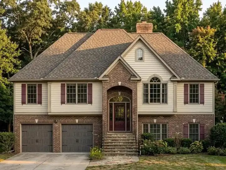 Traditional house plans 4-117 - front exterior, 1,459 sq ft, 3 bed, 2 bath house plans | Monster House Plans