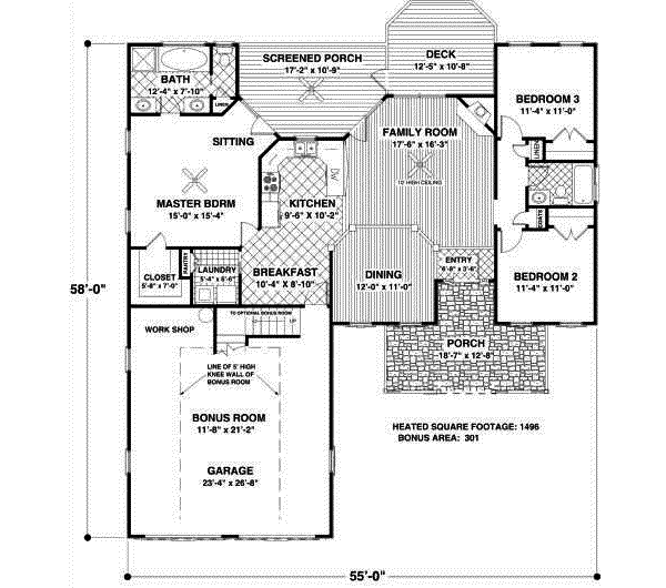 Main Floor Plan: 4-122