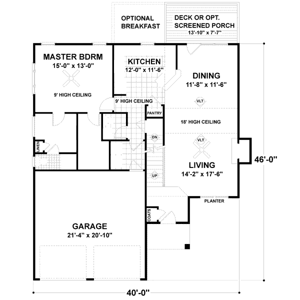 Main Floor Plan: 4-130