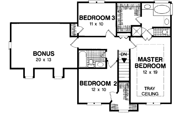Upper/Second Floor Plan: 4-134