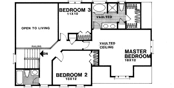 Upper/Second Floor Plan: 4-135