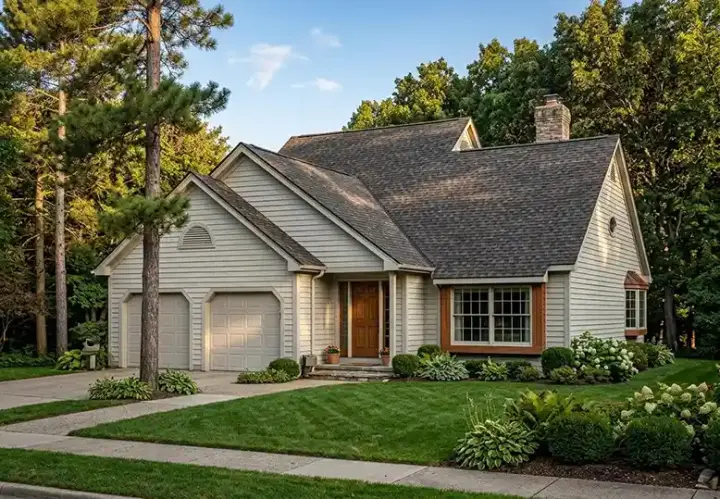 Traditional house plans 4-136 - front exterior, 1,673 sq ft, 3 bed, 2 bath house plans | Monster House Plans
