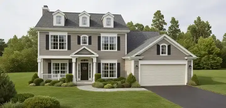 Southern Colonial house plans 4-138 - front exterior, 1,695 sq ft, 3 bed, 2 bath house plans | Monster House Plans