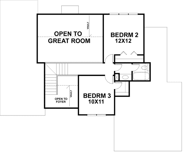 Upper/Second Floor Plan: 4-143