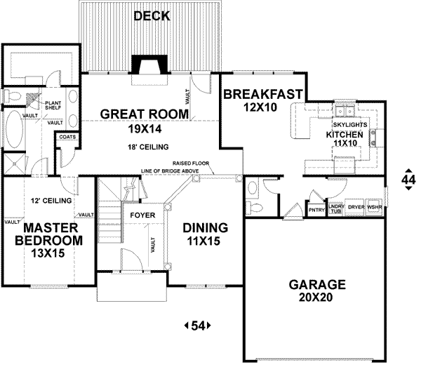 Main Floor Plan: 4-148