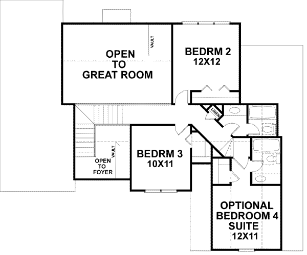 Upper/Second Floor Plan: 4-148