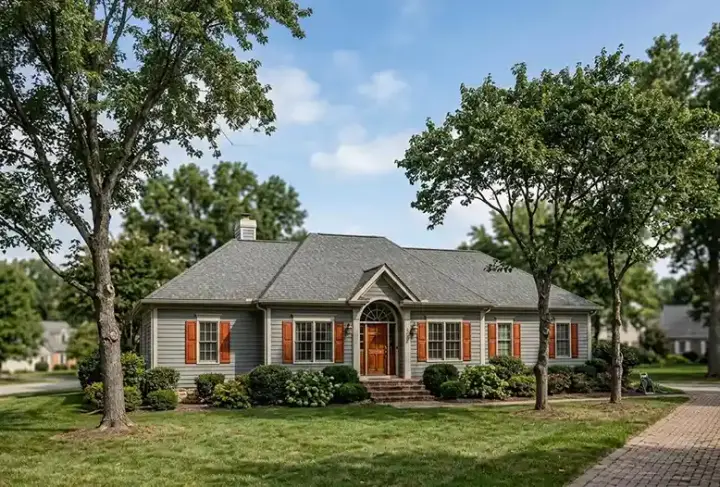 Traditional house plans 4-149 - front exterior, 1,886 sq ft, 3 bed, 2 bath house plans | Monster House Plans