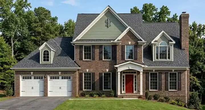 Traditional house plans 4-153 - front exterior, 1,980 sq ft, 4 bed, 3 bath house plans | Monster House Plans