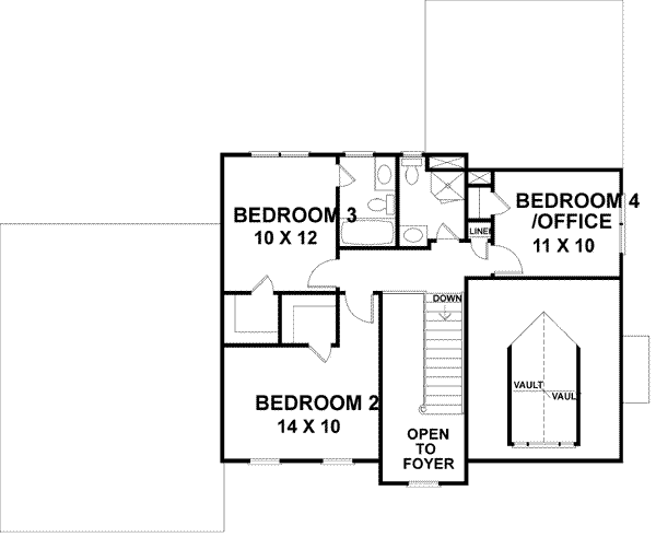 Upper/Second Floor Plan: 4-153