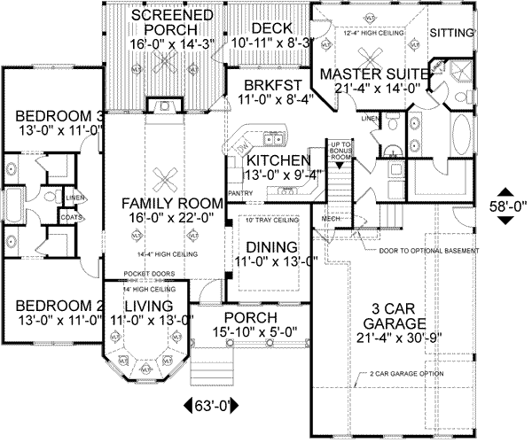 Main Floor Plan: 4-154