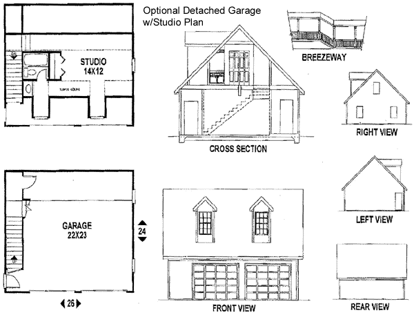 Country Style Floor Plans 4-155