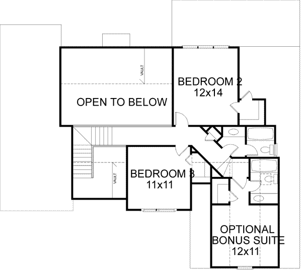 Upper/Second Floor Plan: 4-156
