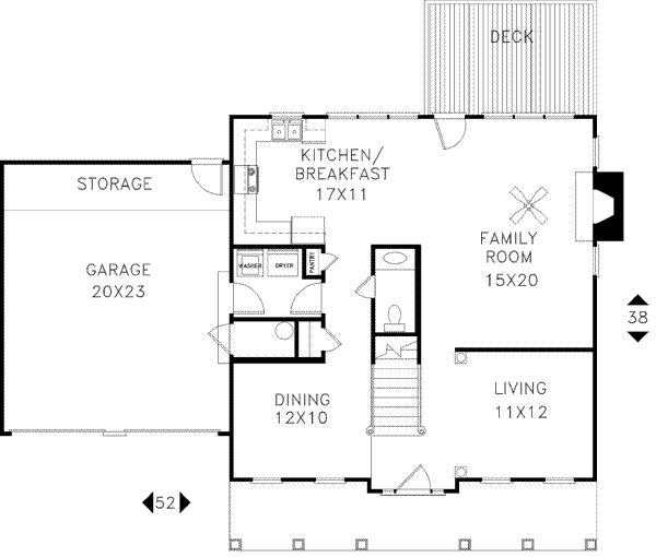 Main Floor Plan: 4-160