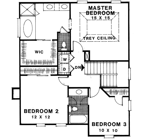 Upper/Second Floor Plan: 4-161