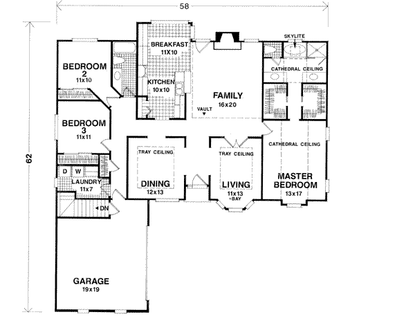 Main Floor Plan: 4-164