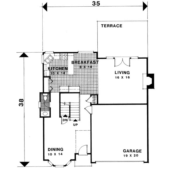 Main Floor Plan: 4-166