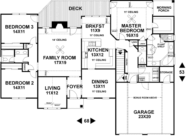 Main Floor Plan: 4-167