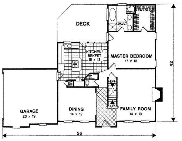 Main Floor Plan: 4-168
