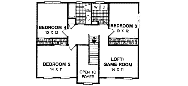 Upper/Second Floor Plan: 4-168
