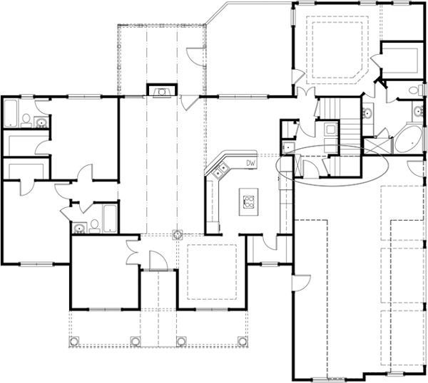 Southern Style Floor Plans 4-169