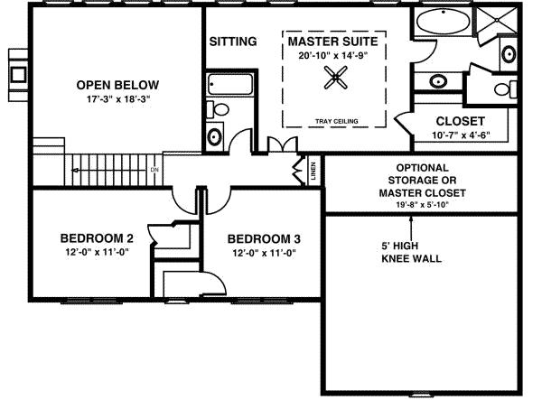 Upper/Second Floor Plan: 4-170