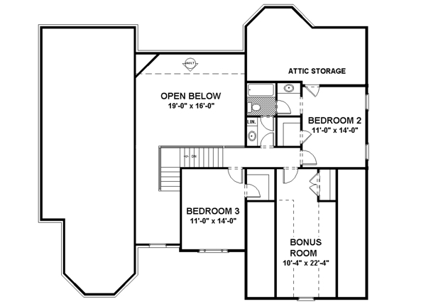 Upper/Second Floor Plan: 4-181