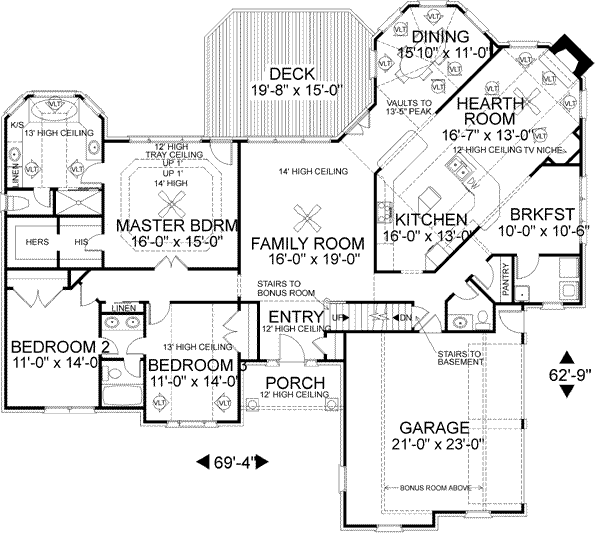 Main Floor Plan: 4-184
