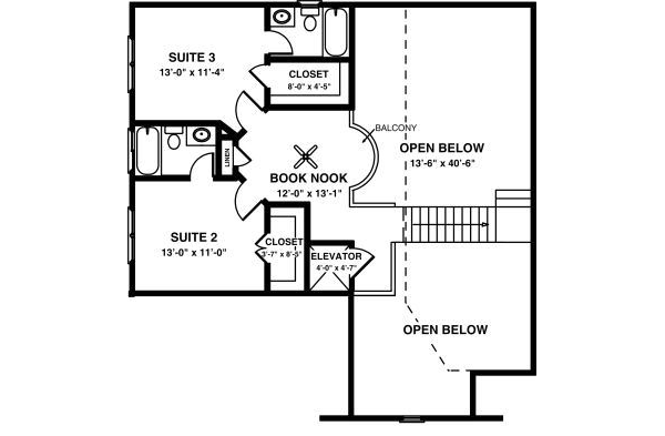 Upper/Second Floor Plan: 4-189