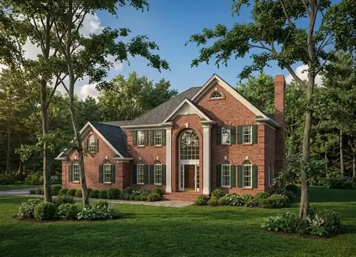 Southern house plans 4-192 - front exterior, 2,338 sq ft, 3 bed, 2 bath house plans | Monster House Plans
