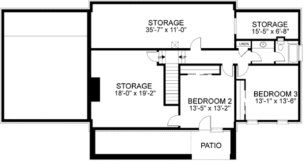 Lower Floor Plan: 4-194
