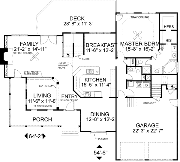 Main Floor Plan: 4-196