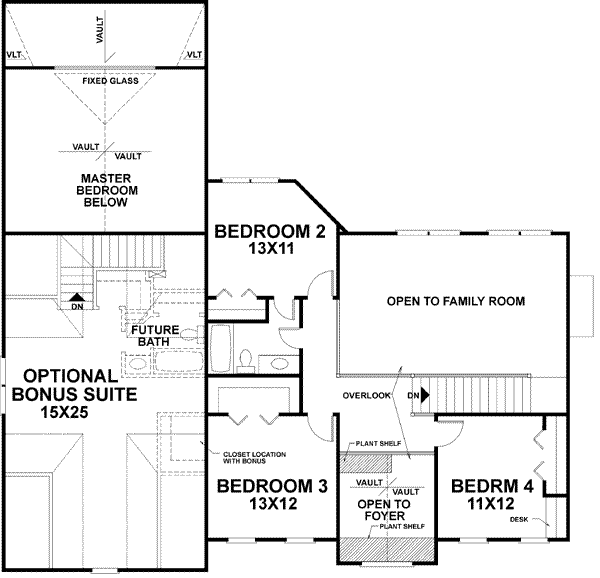 Upper/Second Floor Plan: 4-197