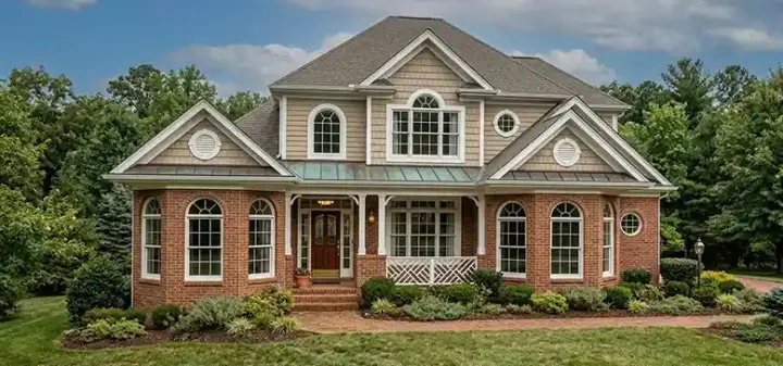 Traditional house plans 4-198 - front exterior, 2,470 sq ft, 4 bed, 4 bath house plans | Monster House Plans