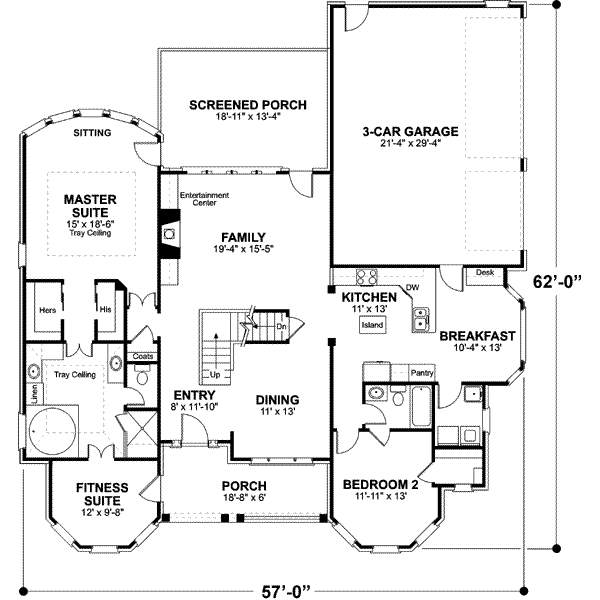 Main Floor Plan: 4-198