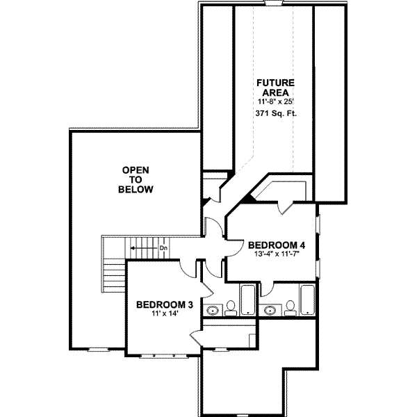 Upper/Second Floor Plan: 4-198