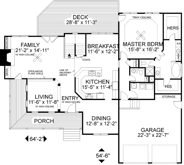 Main Floor Plan: 4-200