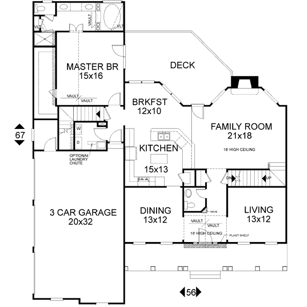 Main Floor Plan: 4-204