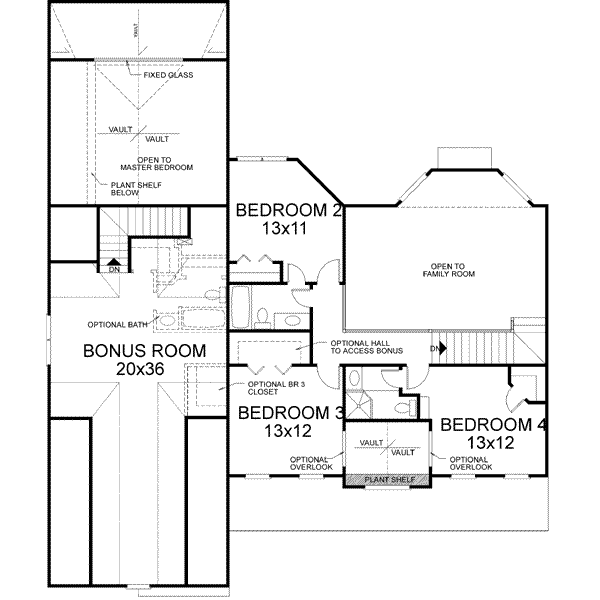 Upper/Second Floor Plan: 4-204