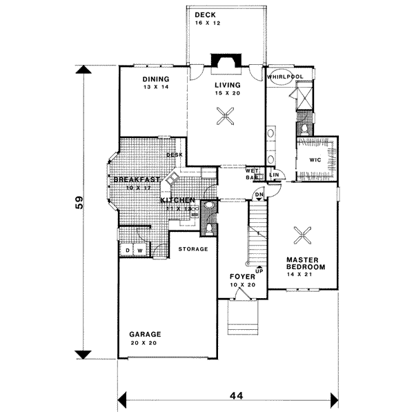 Main Floor Plan: 4-206