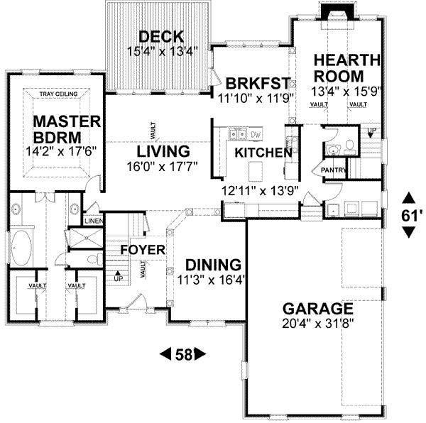 Main Floor Plan: 4-207