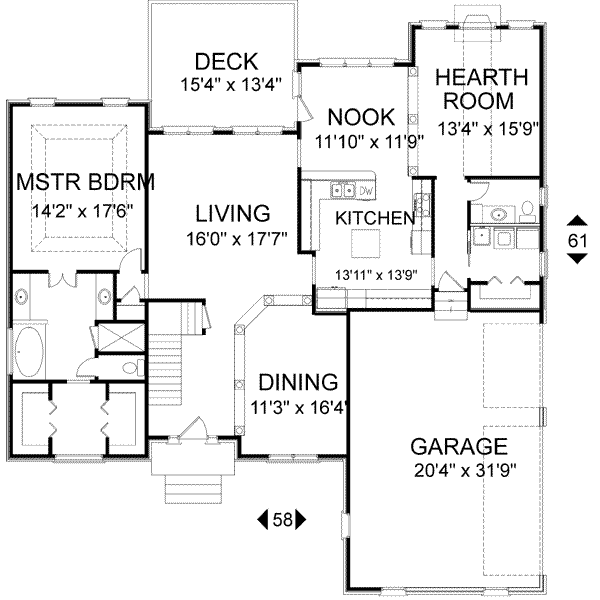 Main Floor Plan: 4-208