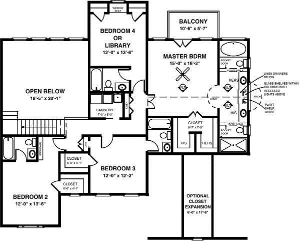 Upper/Second Floor Plan: 4-211