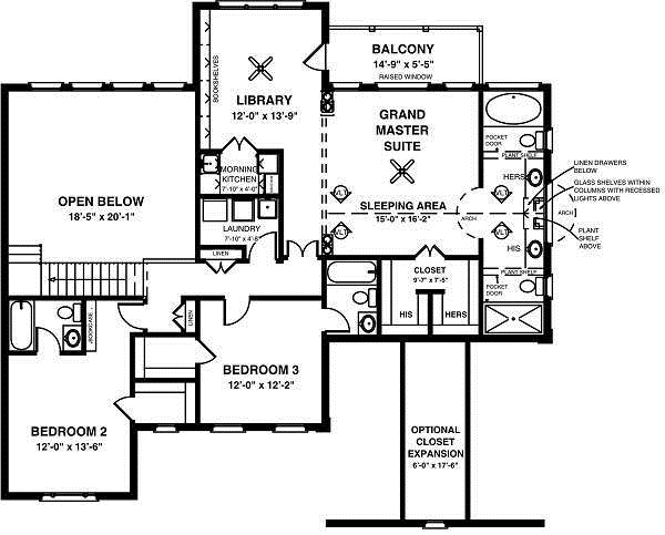 Upper/Second Floor Plan: 4-214
