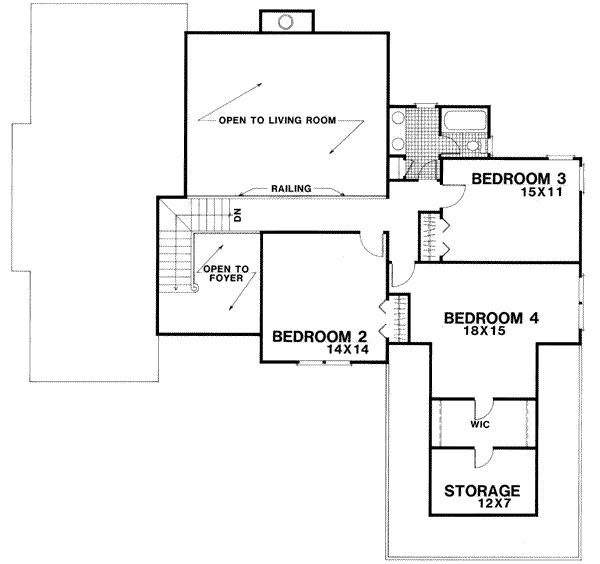 Upper/Second Floor Plan: 4-217