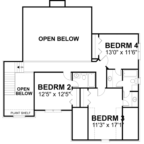 Upper/Second Floor Plan: 4-219