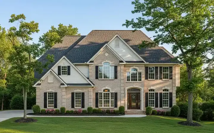 Traditional house plans 4-223 - front exterior, 3,012 sq ft, 4 bed, 4 bath house plans | Monster House Plans