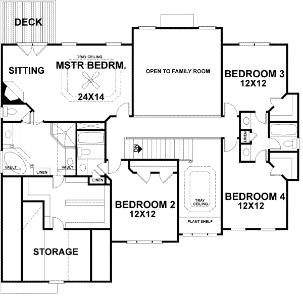 Upper/Second Floor Plan: 4-223