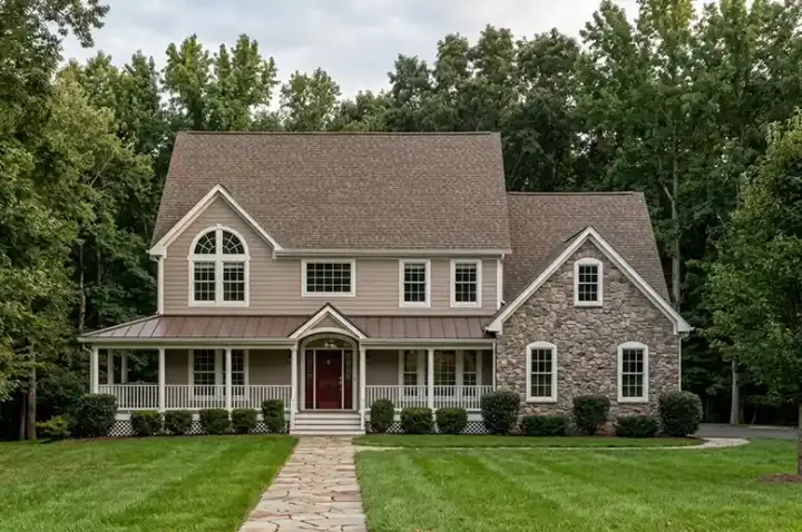 Traditional house plans 4-227 - front exterior, 3,074 sq ft, 3 bed, 3 bath house plans | Monster House Plans