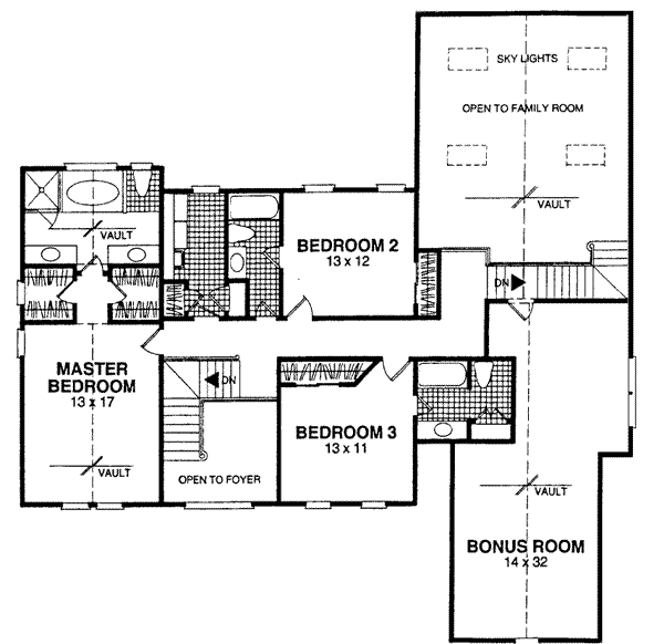 Upper/Second Floor Plan: 4-227