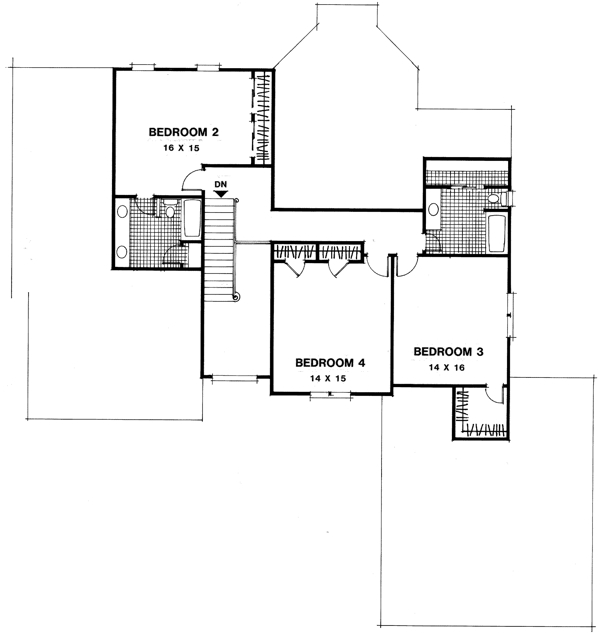 Upper/Second Floor Plan: 4-236